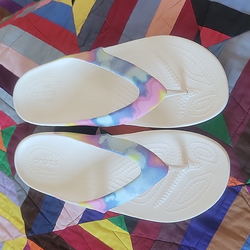 Crocs flip flops